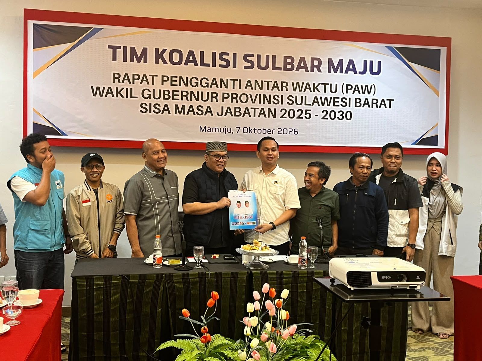 Sukri Umar Sebut Dinamika Rapat Koalisi Penentuan Calon Wagub Sulbar Berlangsung Hangat