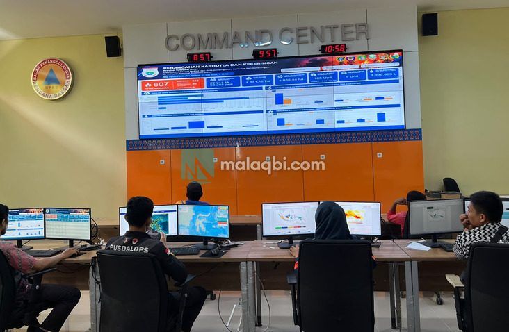 Tim Siaga Darurat BPBD Sulbar Pantau Sebaran Titik Panas dan Kabut Asap