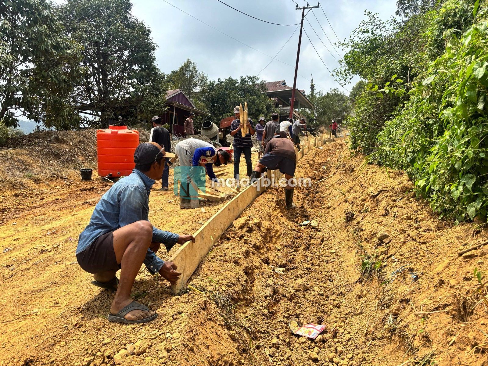 Lewat TMMD, Pembangunan Jalan di Pammulukang Kalukku Terus Digenjot