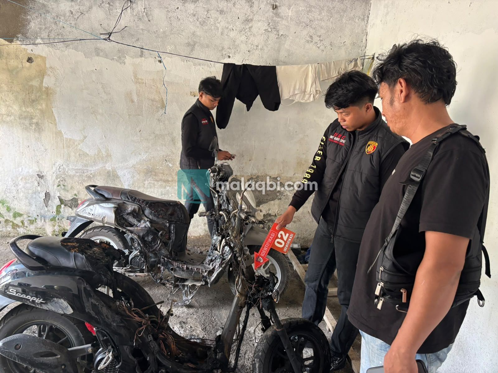 Diduga Karena Dendam Pria (36) Di Karossa Nekat Bakar Kendaraan Korban