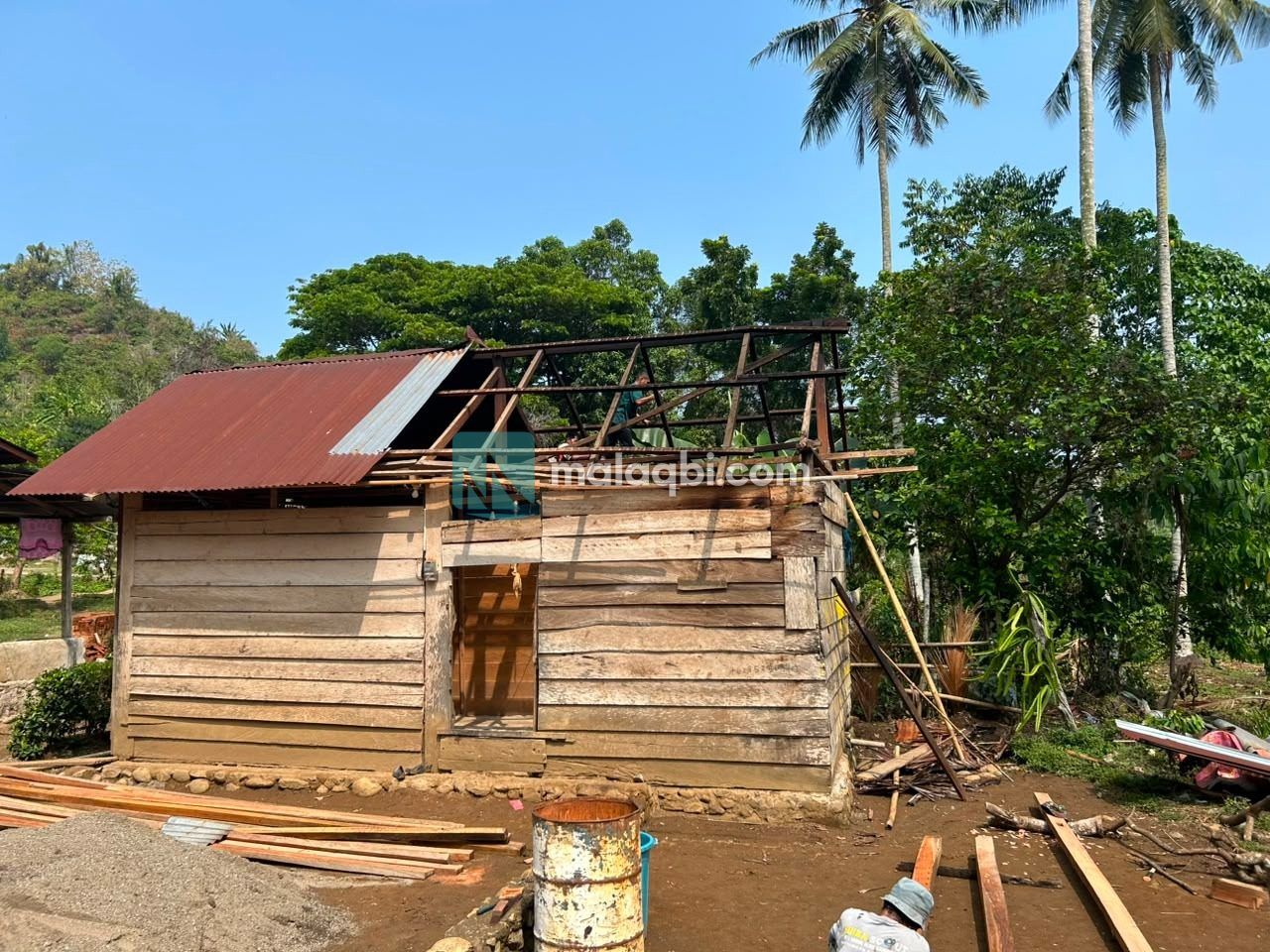 TMMD Kodim 1418 Mamuju, Bangun 3 Hunian Layak Bagi Warga Pammulukang